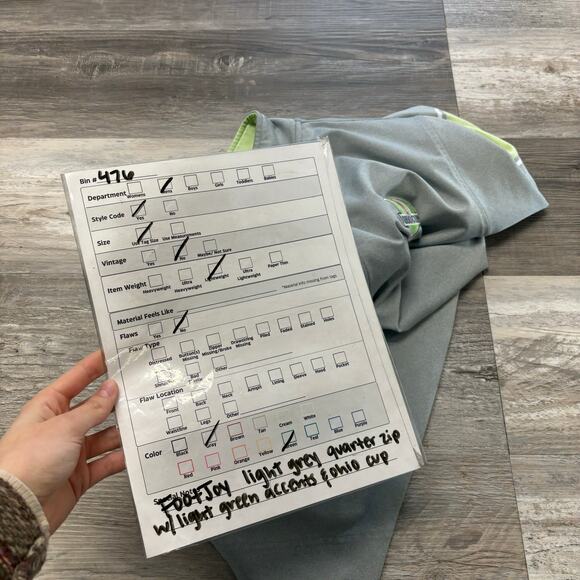 FJ Footjoy Battle of Ohio Cup MLB Light Gray Mint Green Mens XL 1/2 Zip Pullover - Picture 6 of 9